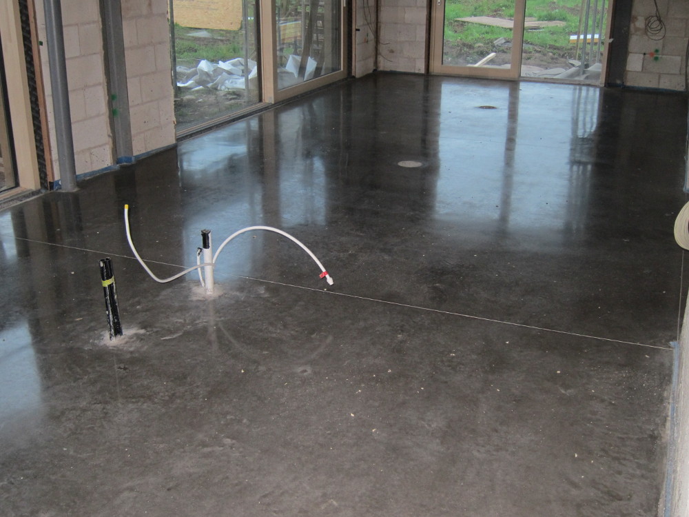 Sealed Concrete Floor